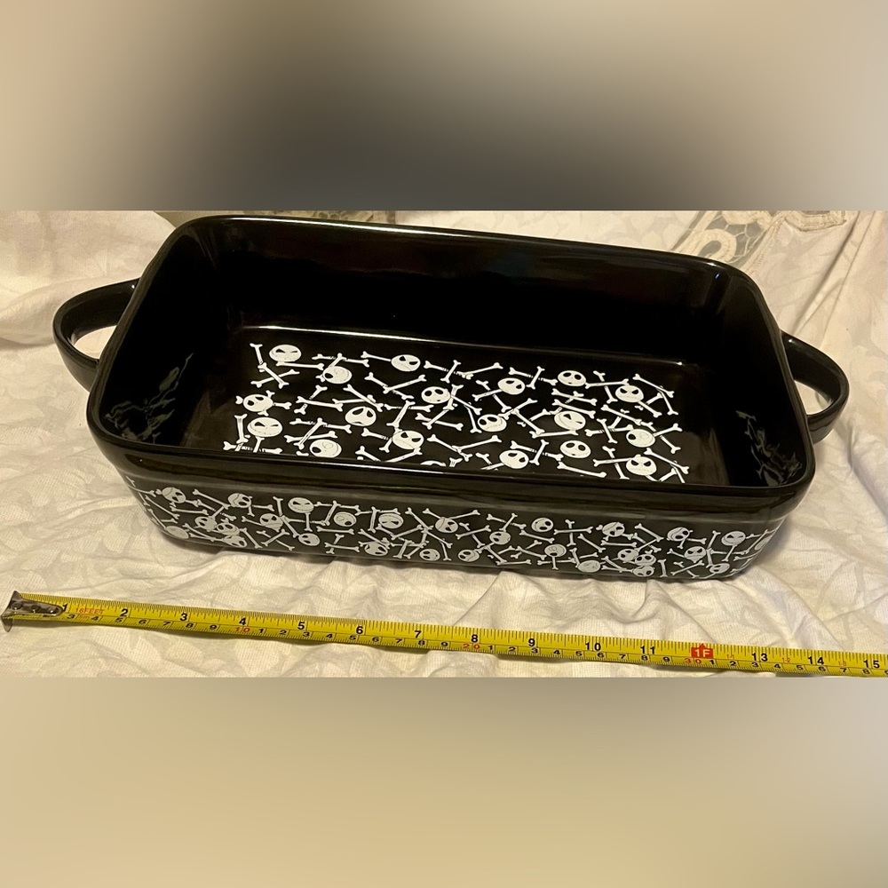 NWT Nightmare Before Christmas Jack Skellington Baking Dish Brownies Cake